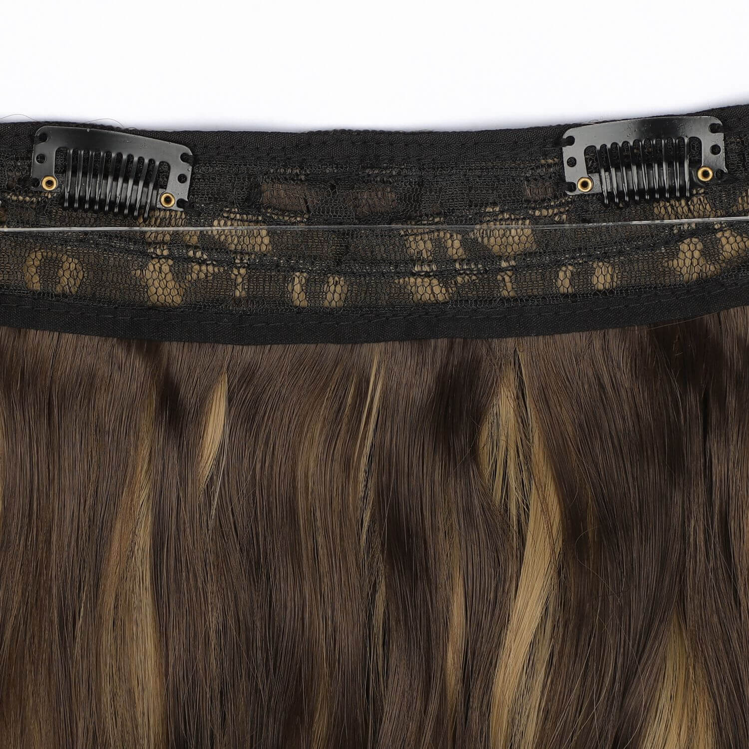 Lång, vågig clip-in hårförlängning 50 cm – Naturlig fyllighet och elegant glamour