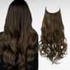 Premium Halo Extensions Lockigt – Naturlig Volym och Elegant Finish