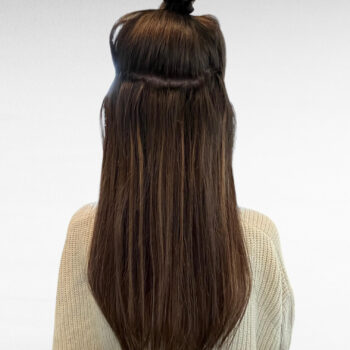 hur man fäster tejplöshår naturligt löshår med äkta look21 (1)