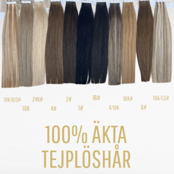 100% äkta tejplöshår. 100% Äkta Remy Tejplöshår – Återanvändbart Löshår med Naturlig Volym