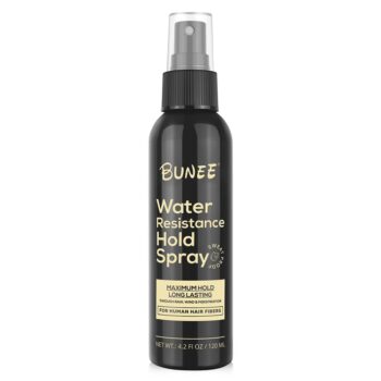 BUNEE 100% Natural Real Human Hair Fibers 27,5 g Keratin Plus 120 ml Holding Spray i Set
