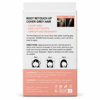 BUNEE Root Retouch Up hårrotspuder – användning, ingredienser och varningar