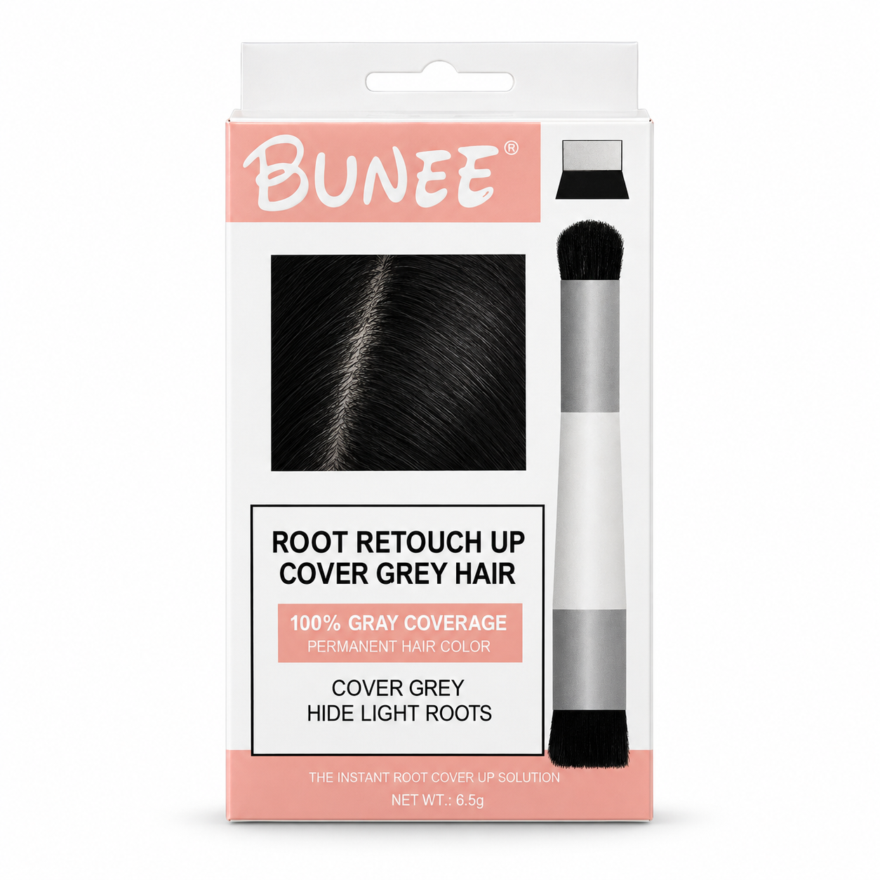 BUNEE Root Retouch Up hårrotspuder för att täcka grå hår och ljusa rötter