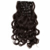 clip in loeshar morkbrun produkt. Vågigt Clip-in Löshår – Svartbrun 4#, 7 delar, 16 clips, 50 cm